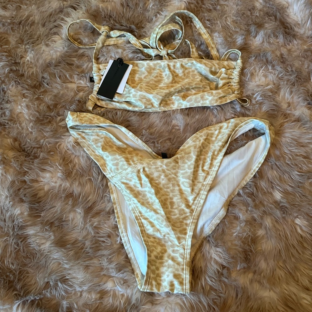 Kendall & Kylie Leopard Print Bikini Set